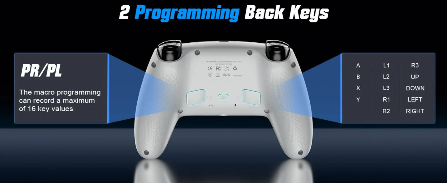 GAMROMBO Wireless Gaming Controller for PS5/PC