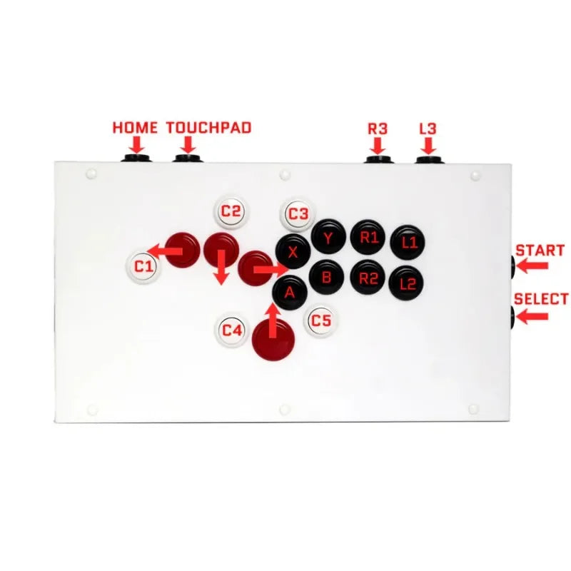 Fightbox F-PRO Leverless Gaming Controller for PS5/PC/Xbox/Switch