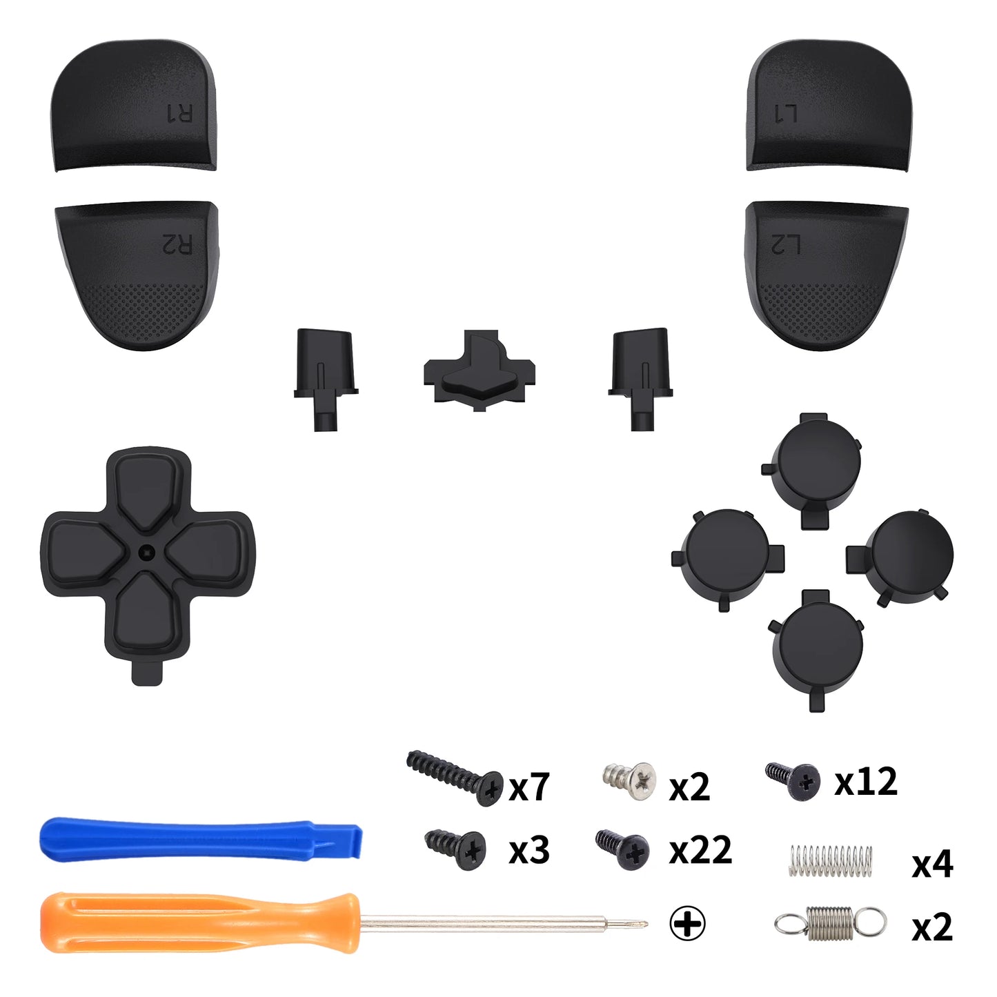 eXtremeRate Replacement Full Set Buttons for ps5 Edge Controller