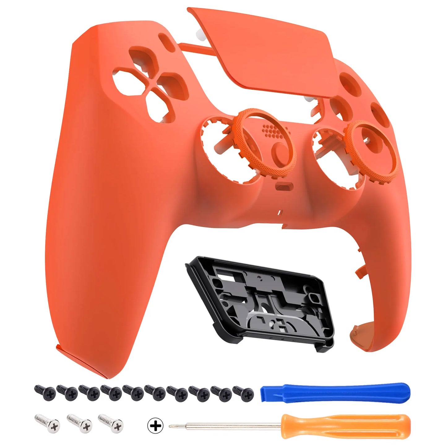 eXtremeRate LUNA Redesigned Replacement Front Shell Touchpad Compatible with ps5 Controller BDM-010/020/030/040/050
