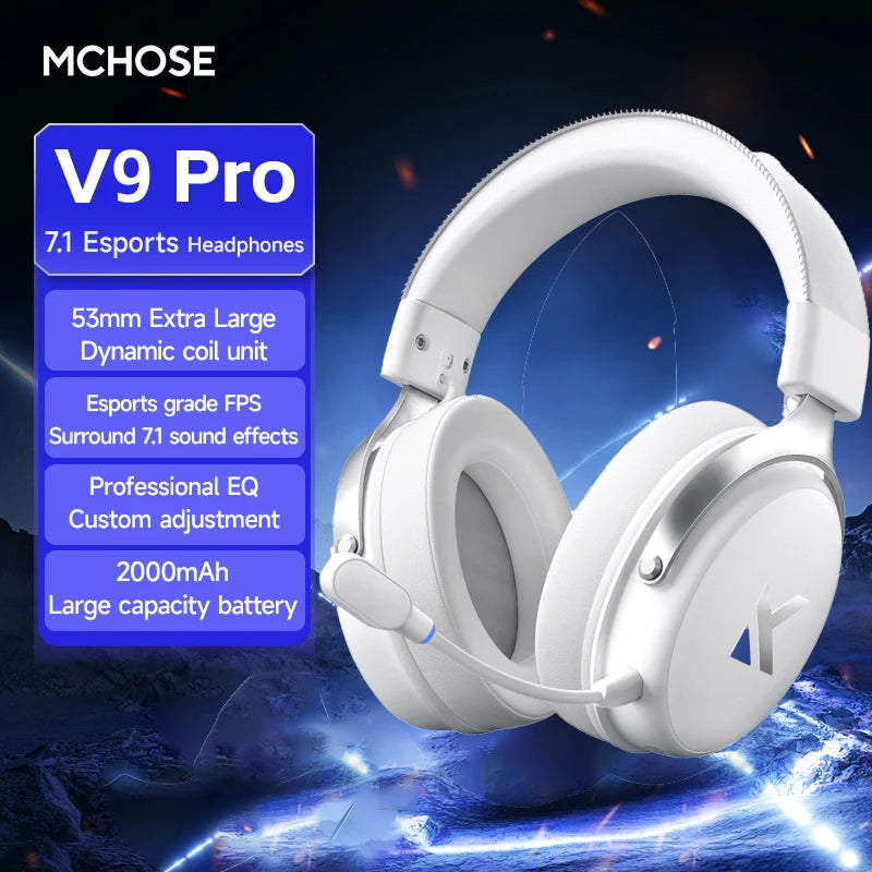 MCHOSE V9 Pro E-Sports Wireless Gaming Headset
