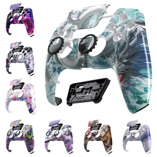 eXtremeRate LUNA Redesigned Replacement Front Shell Touchpad For ps5 Controller BDM-010/020/030/040/050