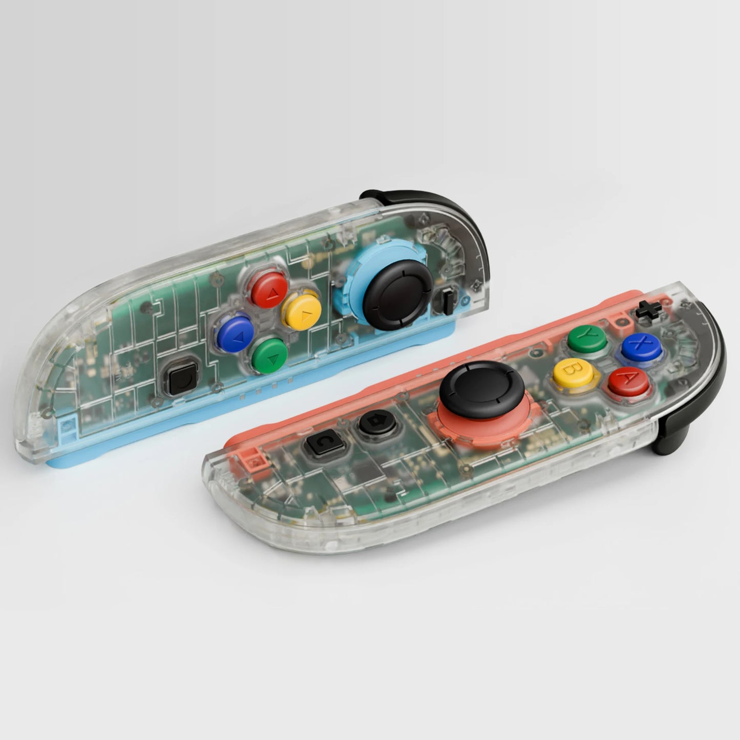 eXtremeRate Essence Version Replacement Shell Buttons for Joycon 2 for Nintendo Switch 2 - Glow in Dark - Green