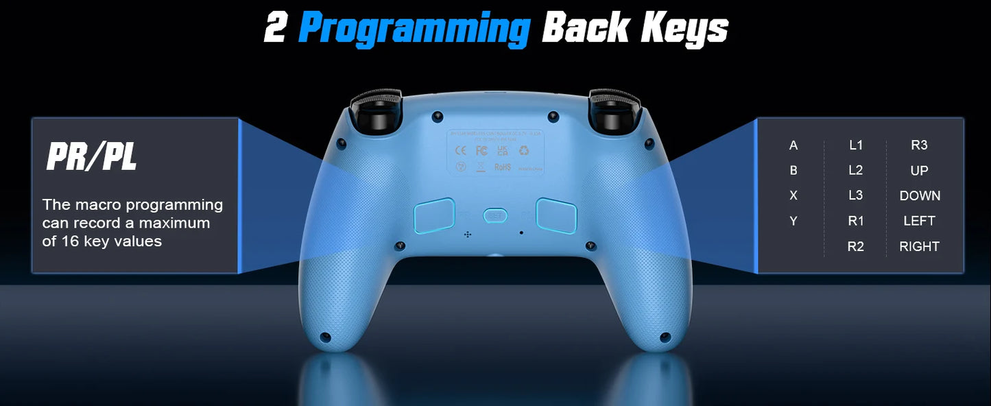 GAMROMBO Wireless Gaming Controller for PS5/PC
