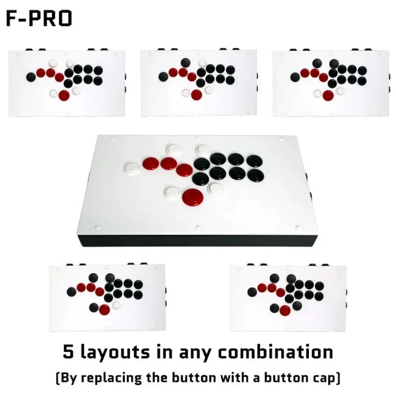 Fightbox F-PRO Leverless Gaming Controller for PS5/PC/Xbox/Switch