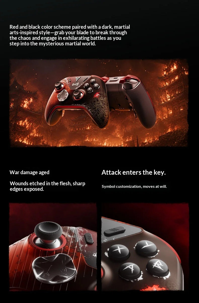 Flydigi Apex 6 Pro Phantom Blade Zero Edition Gaming Controller for PC/Switch Full Set