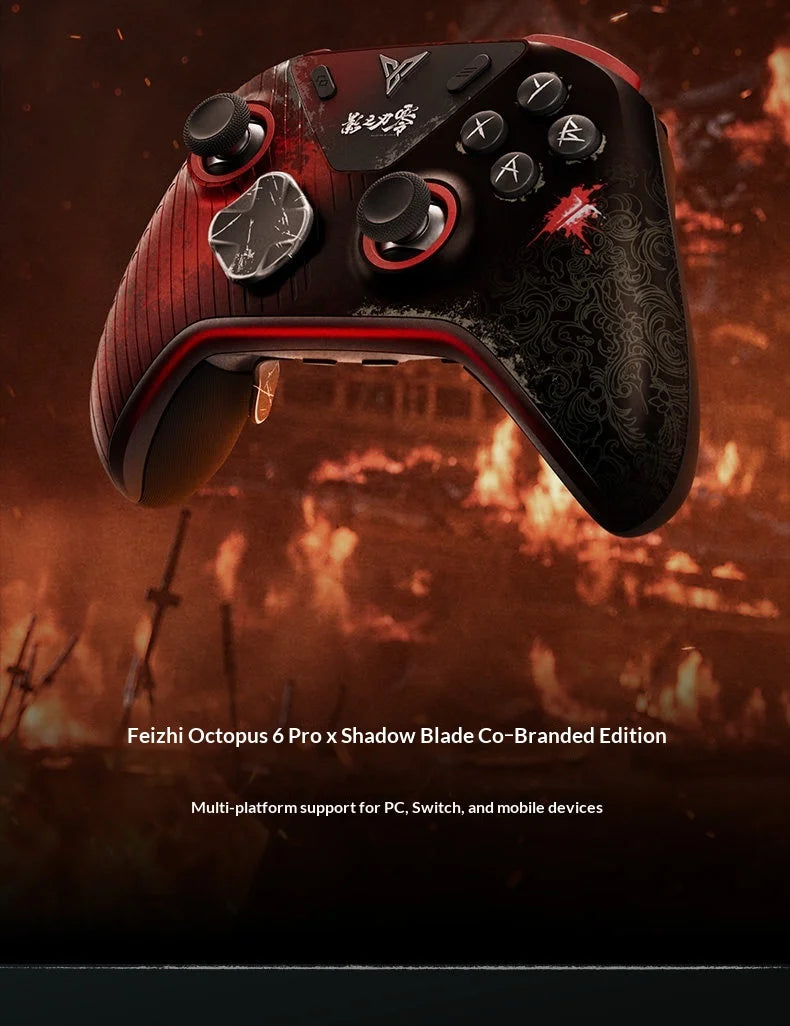 Flydigi Apex 6 Pro Phantom Blade Zero Edition Gaming Controller for PC/Switch Full Set
