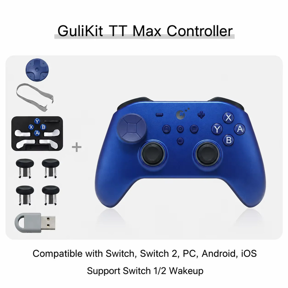 GuliKit TT Max Wireless Gaming Controller For PC/Steam/Switch 1&2/Android/iOS