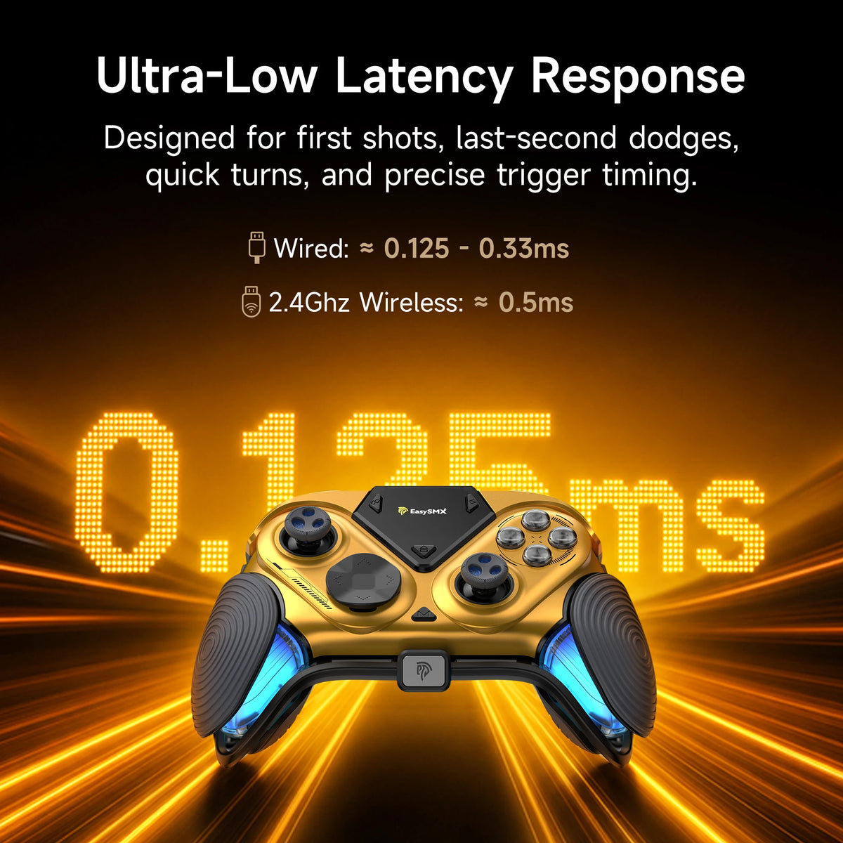 EasySMX Dune 8K Wireless Gaming Controller For PC/Steam/Switch/Android/iOS