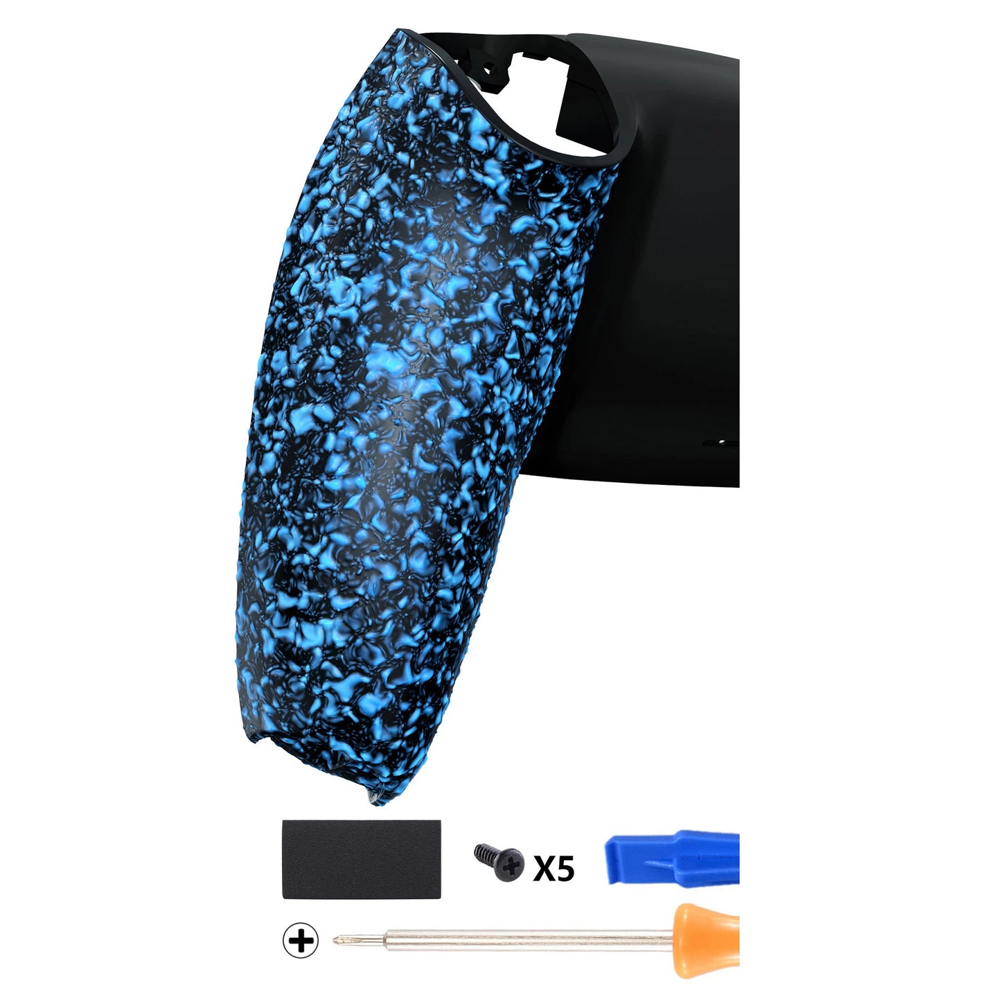 eXtremeRate Replacement Back Housing Bottom Shell Compatible with ps5 Controller BDM-010/020/030/040/050