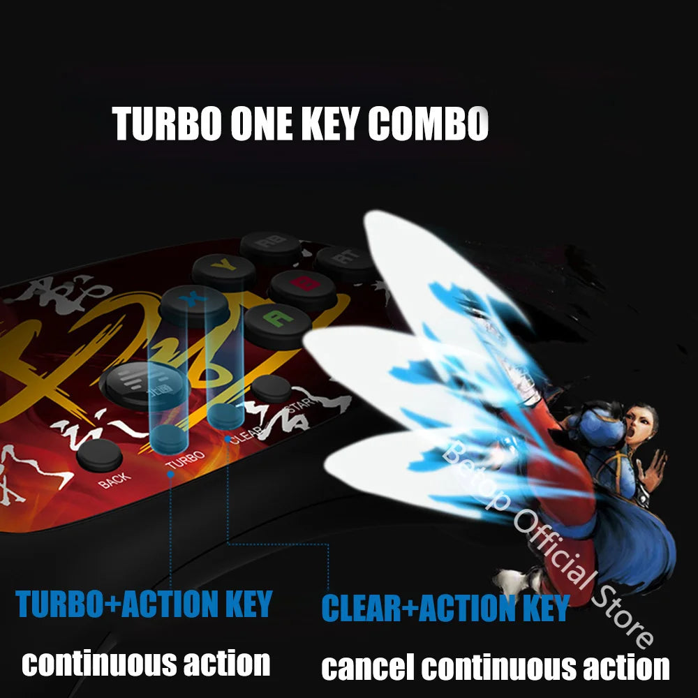 BEITONG C3 Fighting Gamepad for PC/Steam/Android/TV