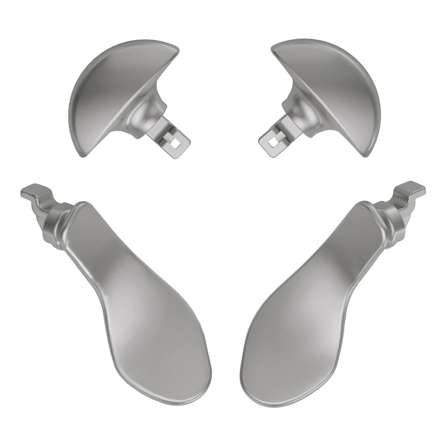 eXtremeRate Back Paddles for ps5 Edge Controller, Replacement Interchangeable 4PCS Metal Back Buttons