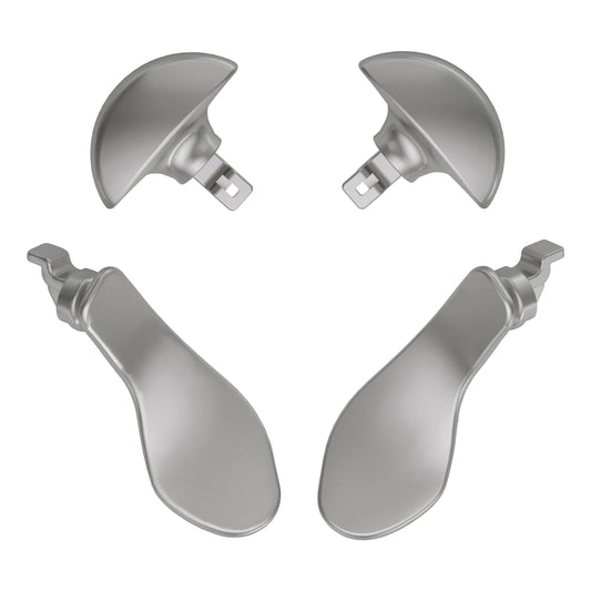 eXtremeRate Back Paddles for ps5 Edge Controller, Replacement Interchangeable 4PCS Metal Back Buttons