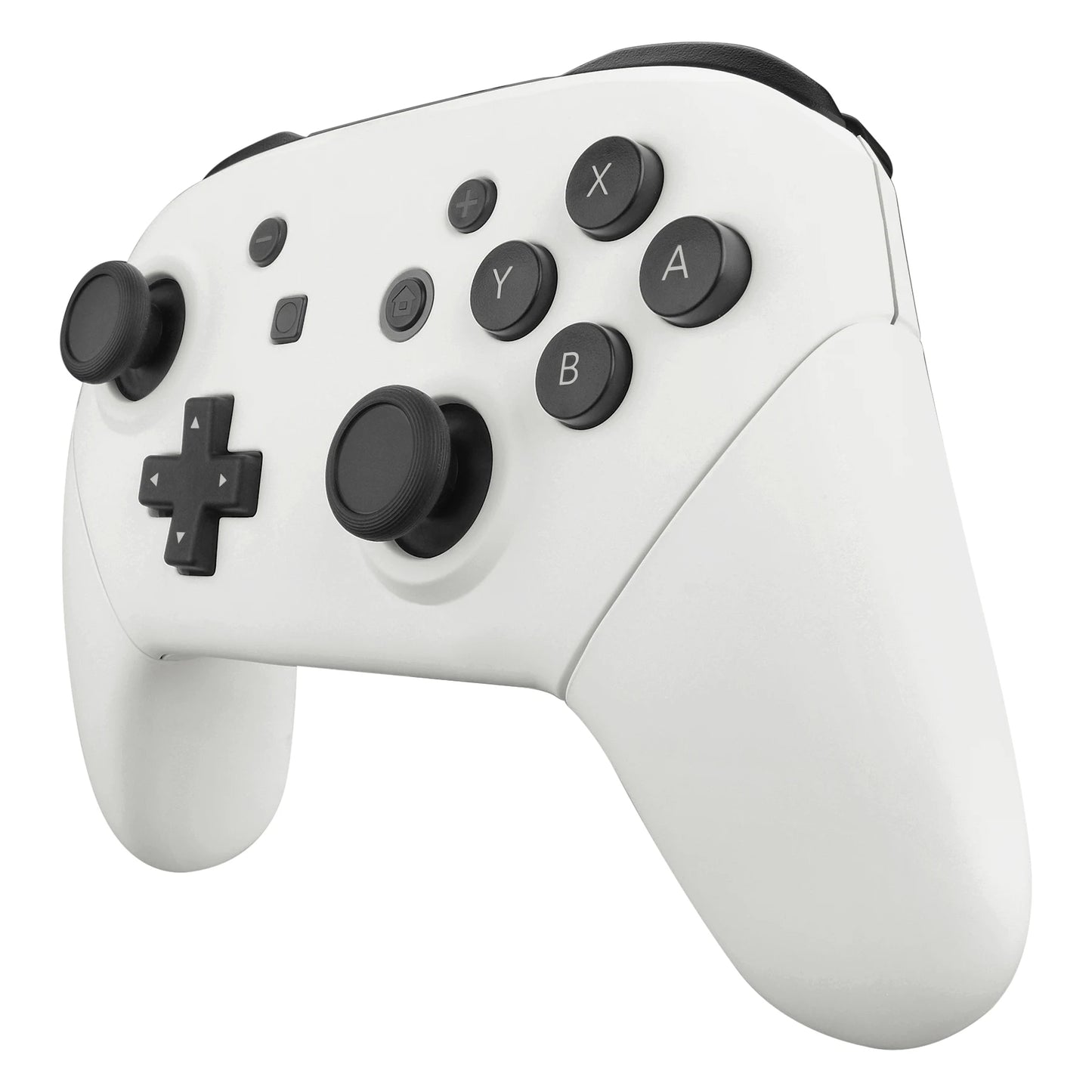 eXtremeRate DIY Grip Housing Shell for NS Switch Pro Controller - Black, Octagonal Gated Sticks Design