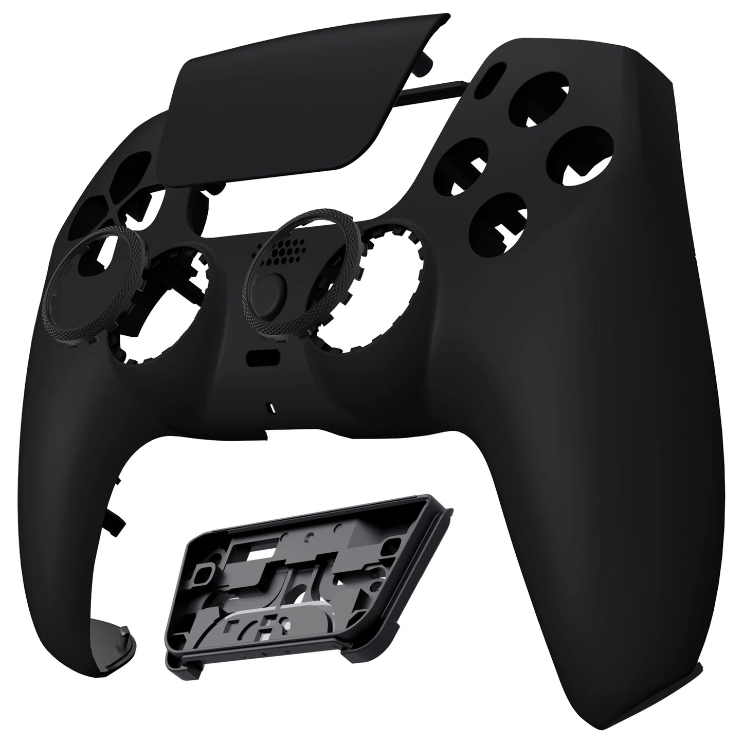 eXtremeRate LUNA Replacement Front Shell Touchpad for ps5 Controller BDM-010/020/030/040/050 - Black/White