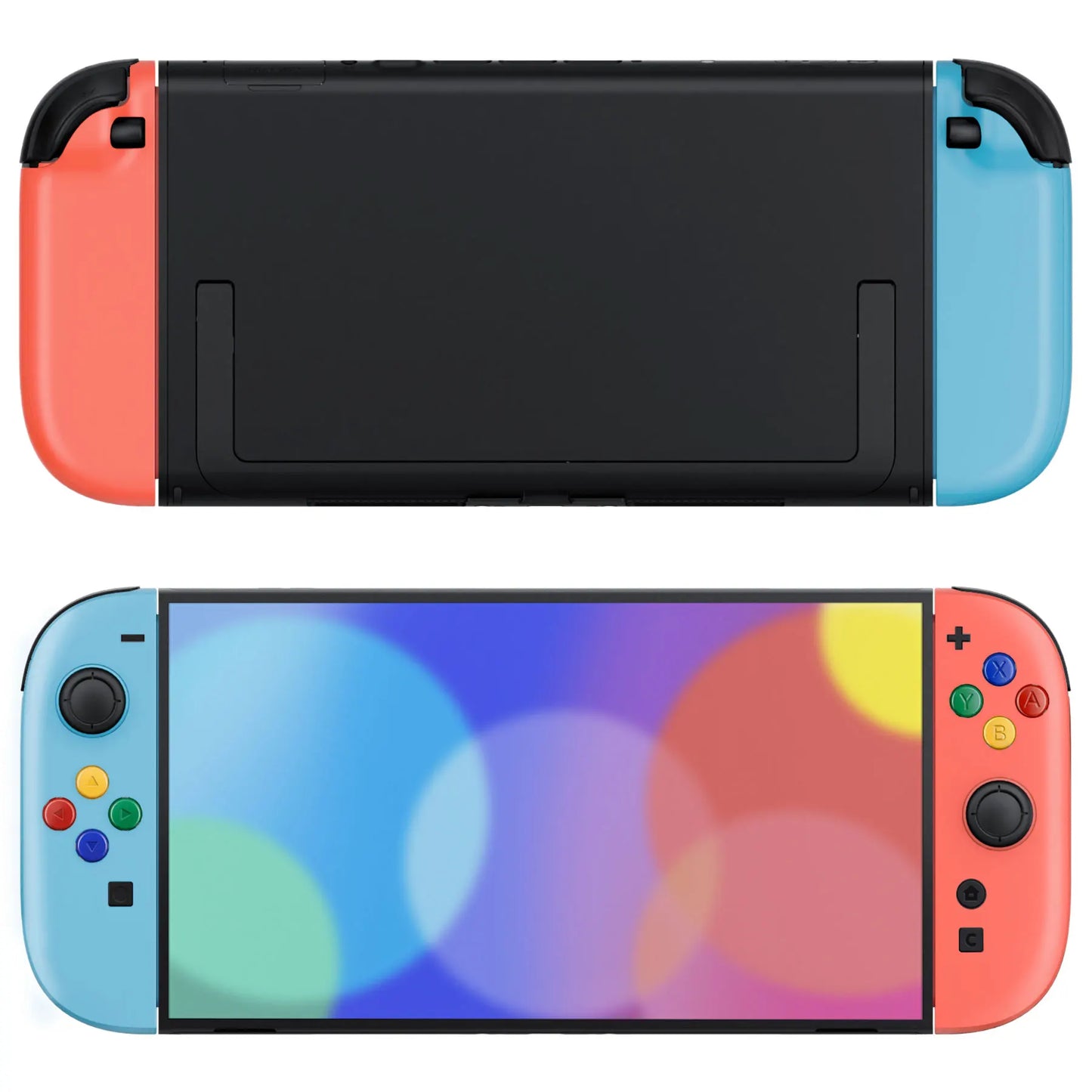 eXtremeRate for Joycon 2 DIY Replacement Shell Buttons, Case & Decorative Strips & Tools for Nintendo Switch 2 - Essence Version