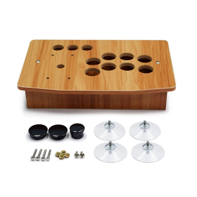 Empty Wood/Metal Box for Arcade Joystick/Lever DIY Kit