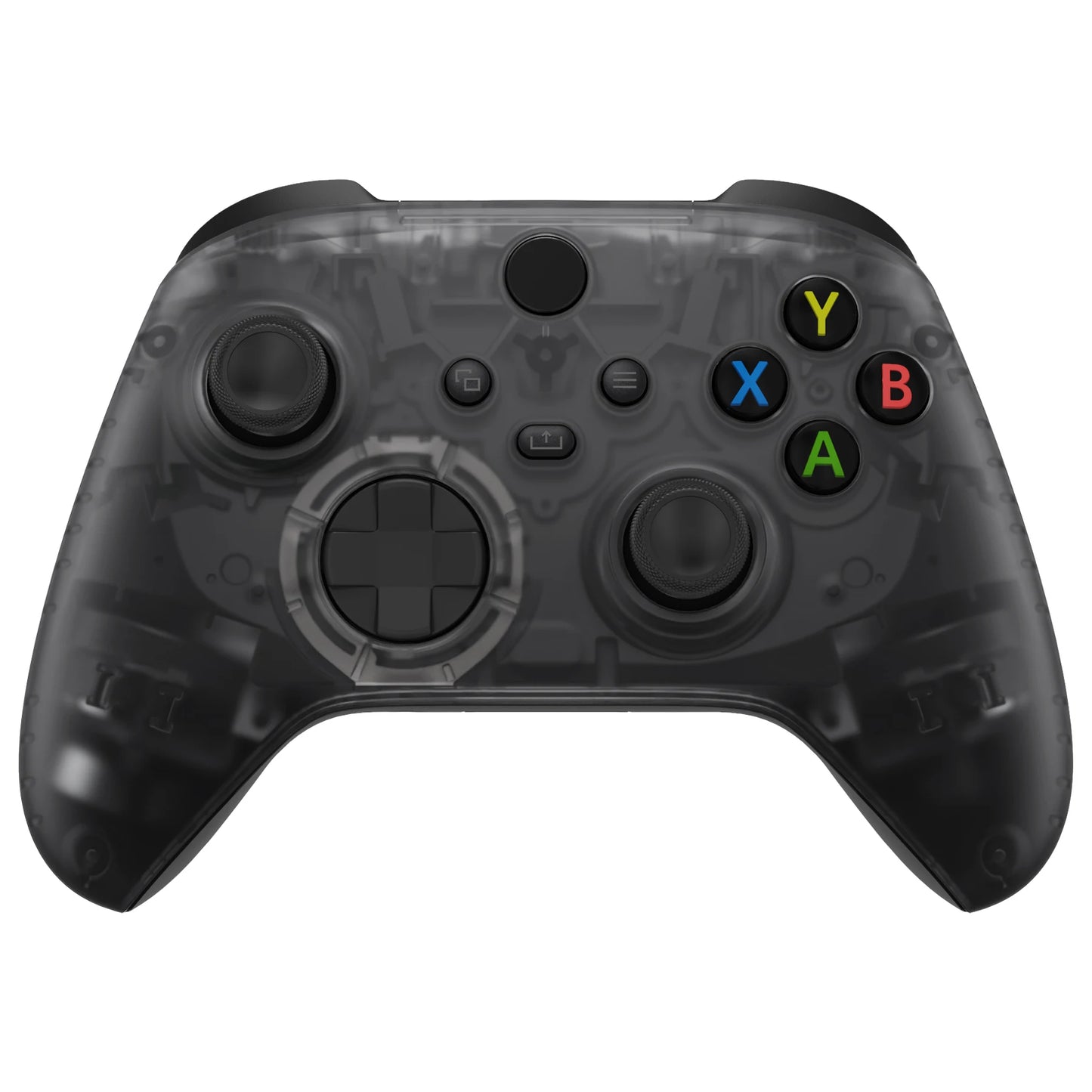 eXtremeRate Replacement Front Housing Shell Custom Cover Personalized Faceplate for Xbox Core Wireless Controller - Clear Series