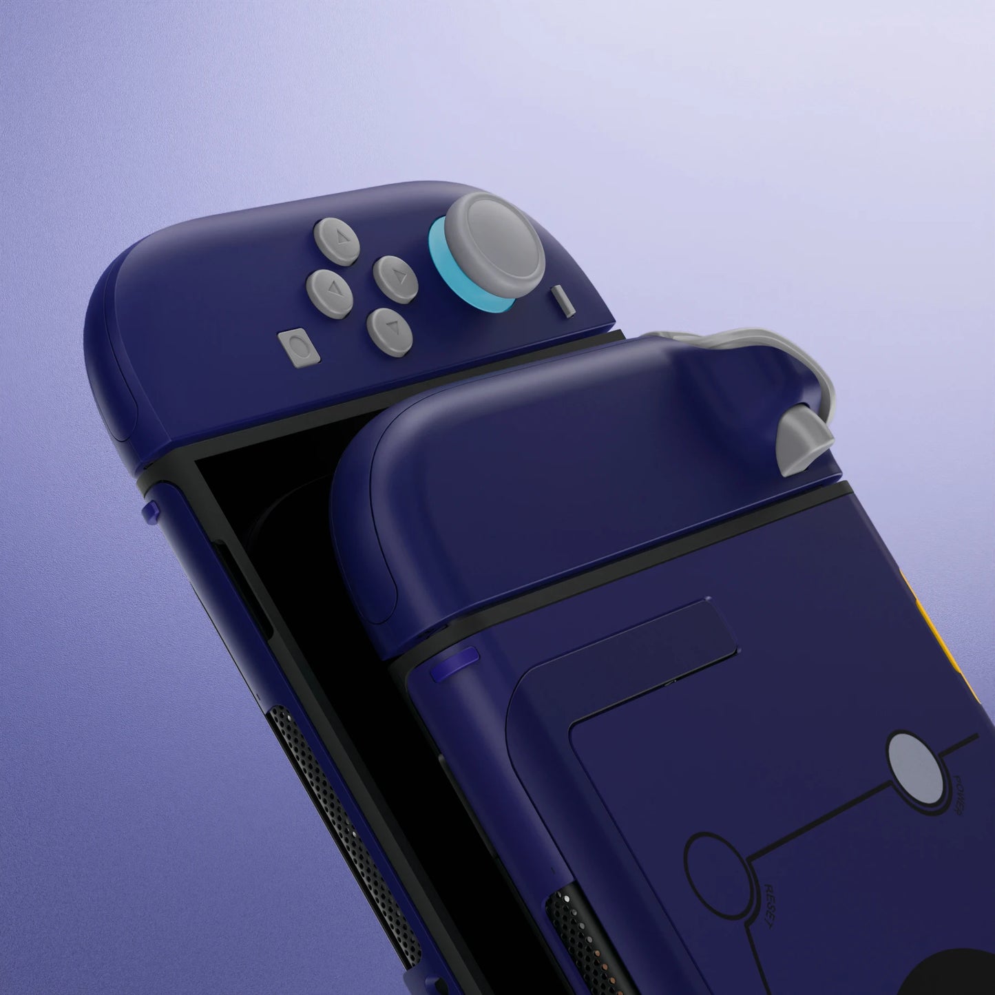 eXtremeRate Full Set Housing w/Buttons for Joycon 2, Replacement Shell Buttons for Nintendo Switch 2 - Classic SwitchCube Style