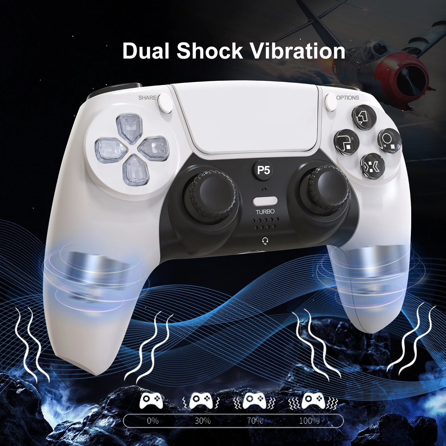 GAMINJA P50A Wireless Gaming Controller For PS5/PC