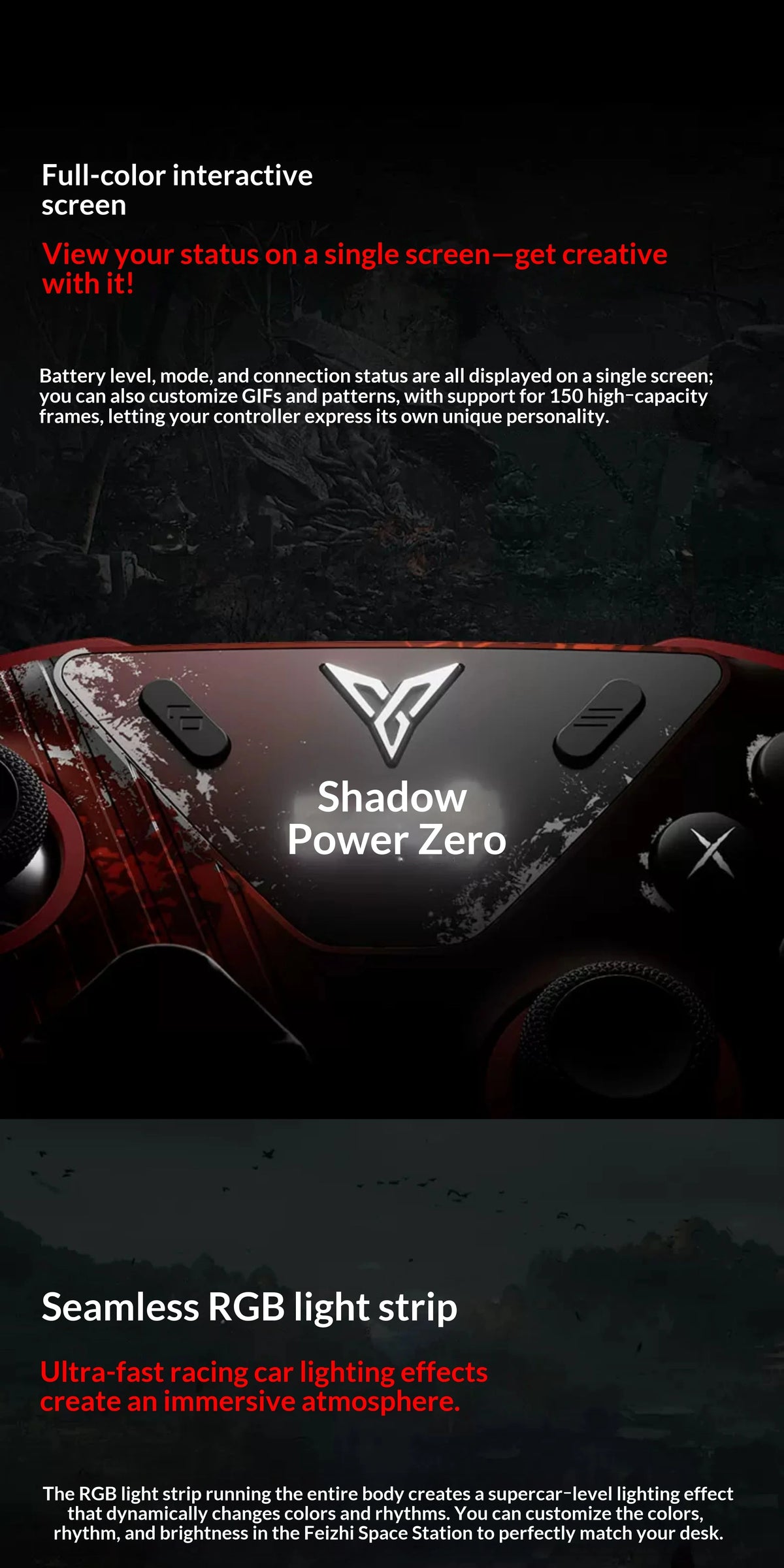 Flydigi Apex 6 Pro Phantom Blade Zero Edition Gaming Controller for PC/Switch Full Set