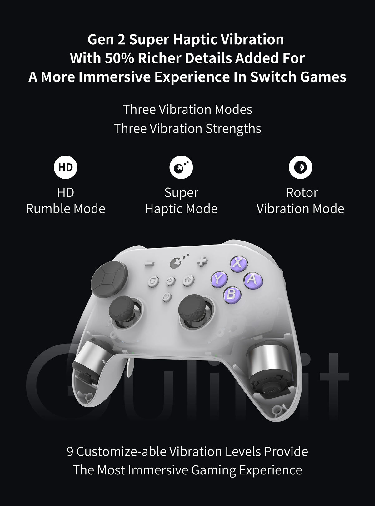 GuliKit TT Max Wireless Gaming Controller For PC/Steam/Switch 1&2/Android/iOS