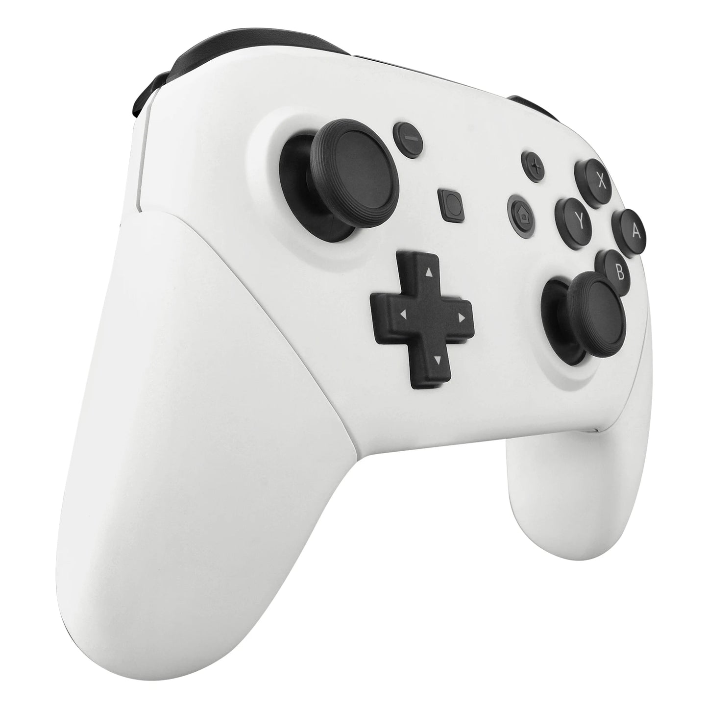 eXtremeRate DIY Grip Housing Shell for NS Switch Pro Controller - Black, Octagonal Gated Sticks Design