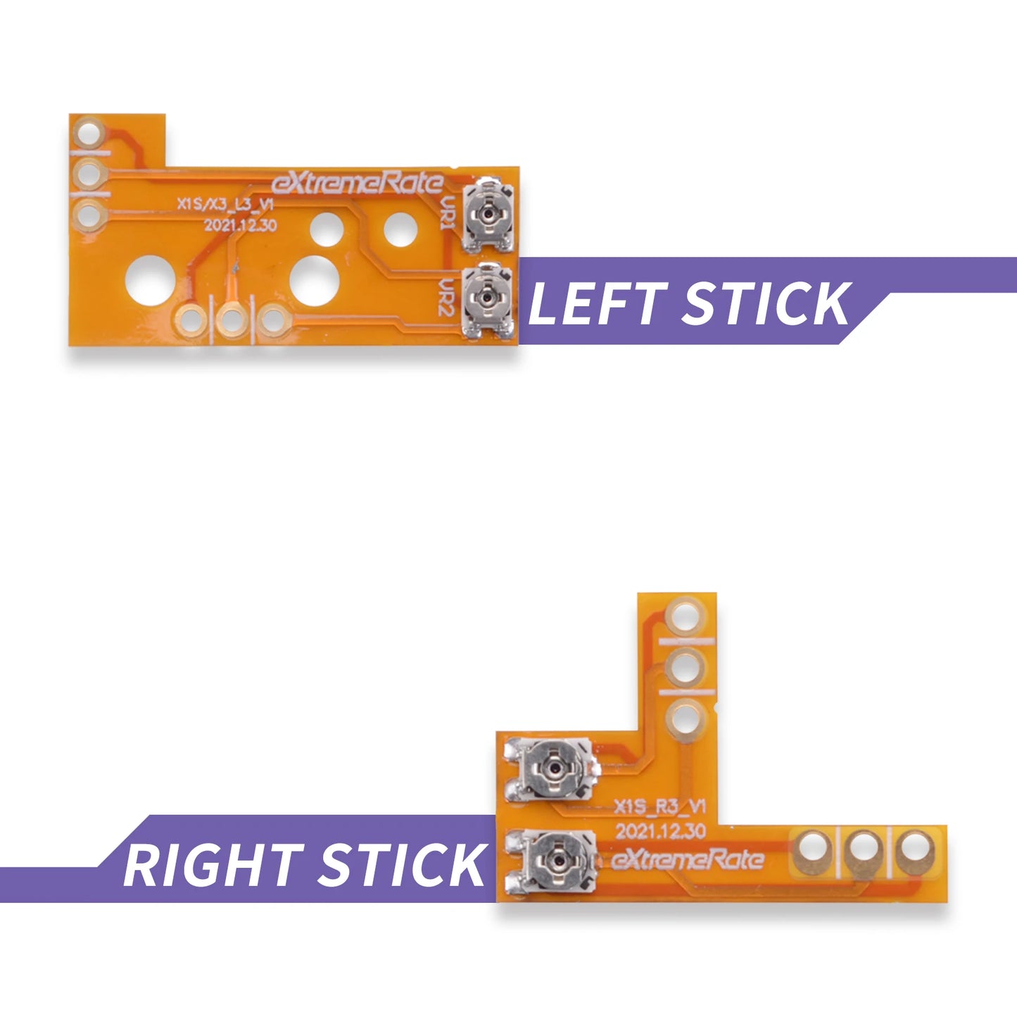 eXtremeRate Drifix Thumbsticks Drift Fix Repair Kit for Xbox One S & X Controller, Analog Stick Joystick Regulator Circuit Board