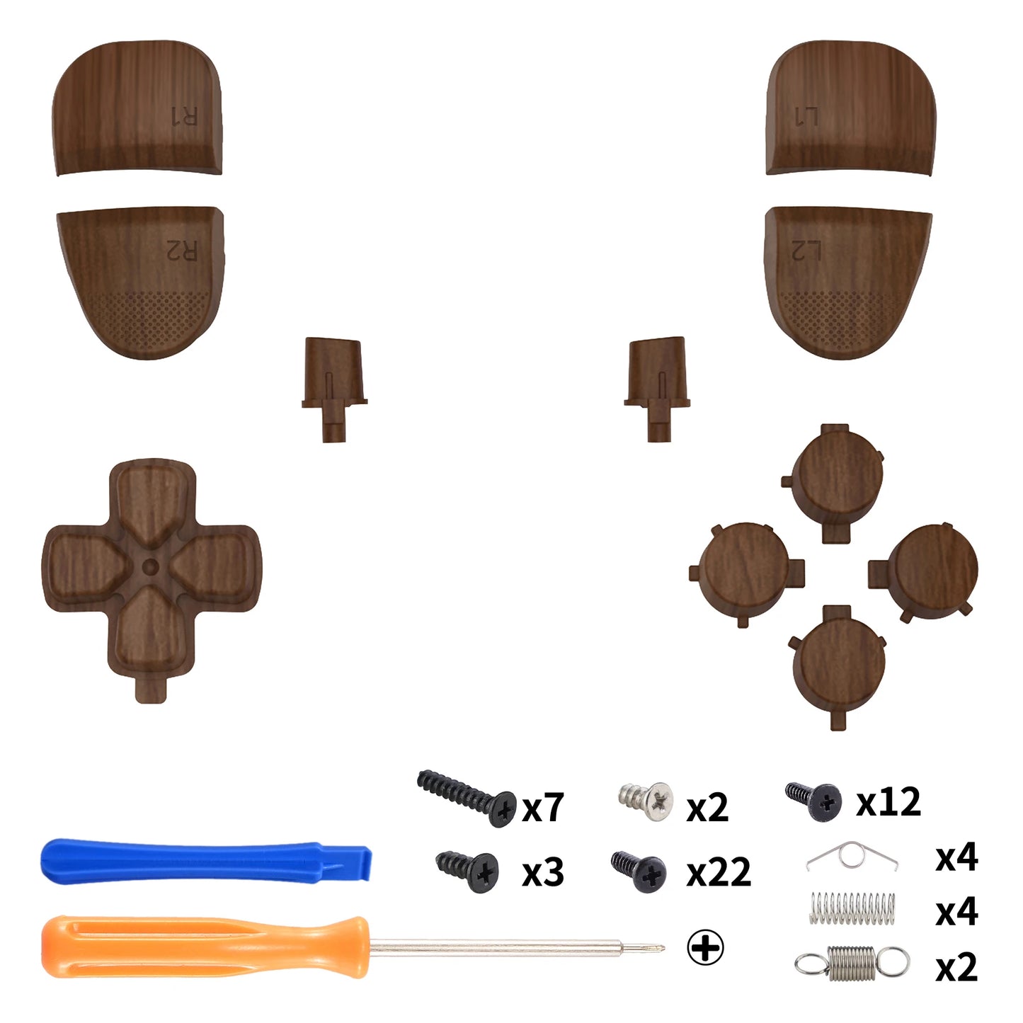 eXtremeRate Replacement Full Set Buttons for ps5 Edge Controller