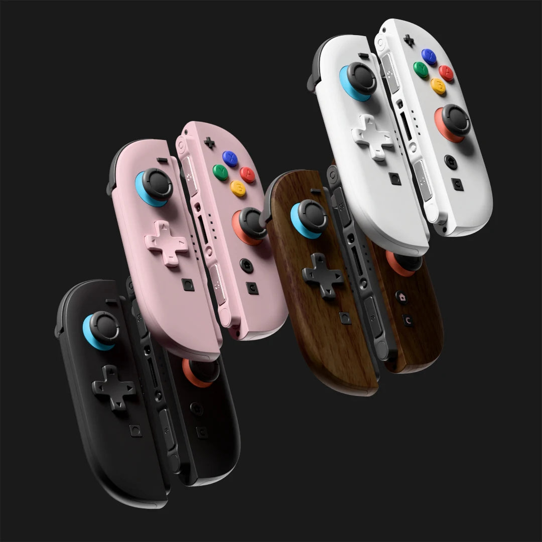 eXtremeRate DIY Replacement Housing (D-Pad Ver) Buttons for Joycon 2, Decorative Strips & Middle Bracket for Nintendo Switch 2