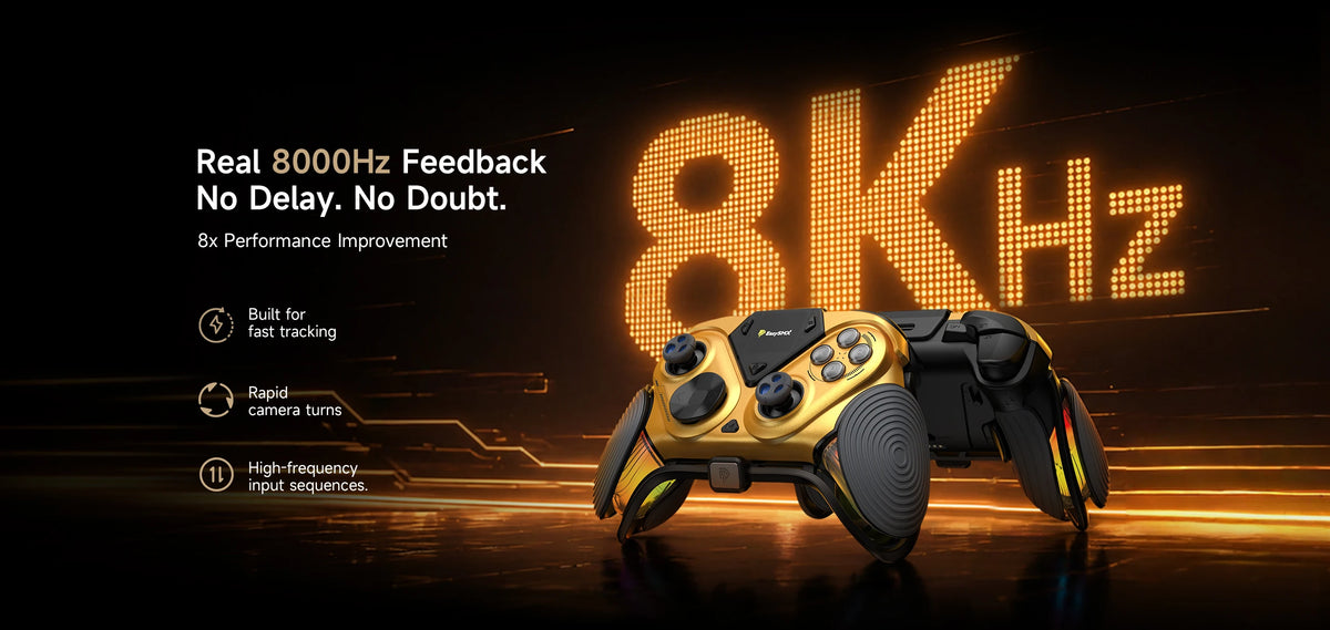 EasySMX Dune 8K Wireless Gaming Controller For PC/Steam/Switch/Android/iOS