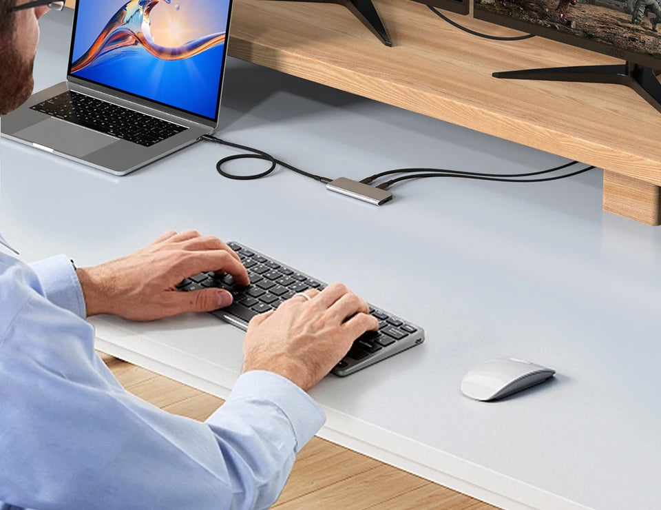UGOURD 80Gbps Thunderbolt 5 Cable Certified Chip USB-C 20Gbps 240W 16K
