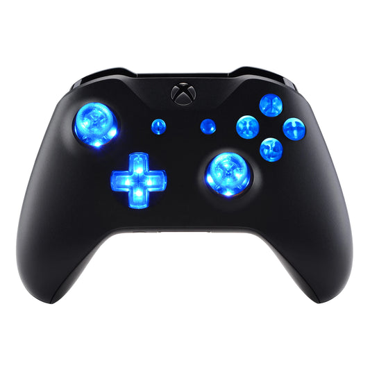 eXtremeRate Multi-Colors Luminated (DTF) LED Kit for Xbox One Standard Xbox One S / X Controller, D-pad Thumbstick ABXY Buttons
