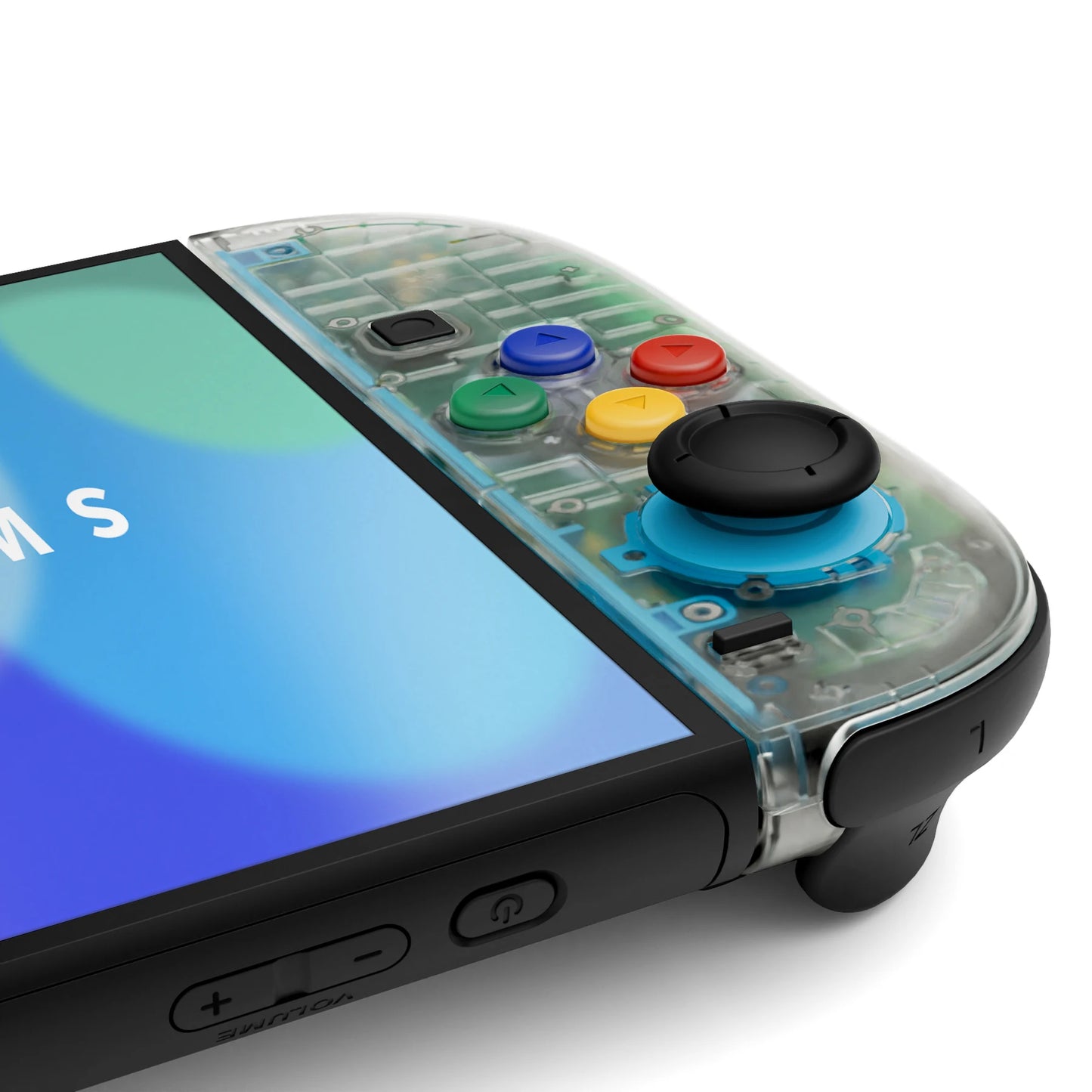 eXtremeRate Essence Version Replacement Shell Buttons for Joycon 2 for Nintendo Switch 2 - Glow in Dark - Green