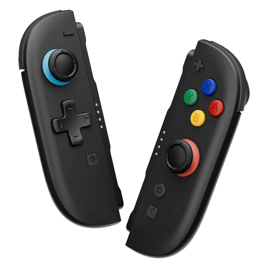 eXtremeRate DIY Replacement Housing (D-Pad Ver) Buttons for Joycon 2, Decorative Strips & Middle Bracket for Nintendo Switch 2