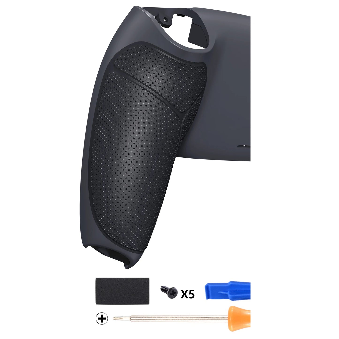 eXtremeRate Replacement Back Housing Bottom Shell Compatible with ps5 Controller BDM-010/020/030/040/050
