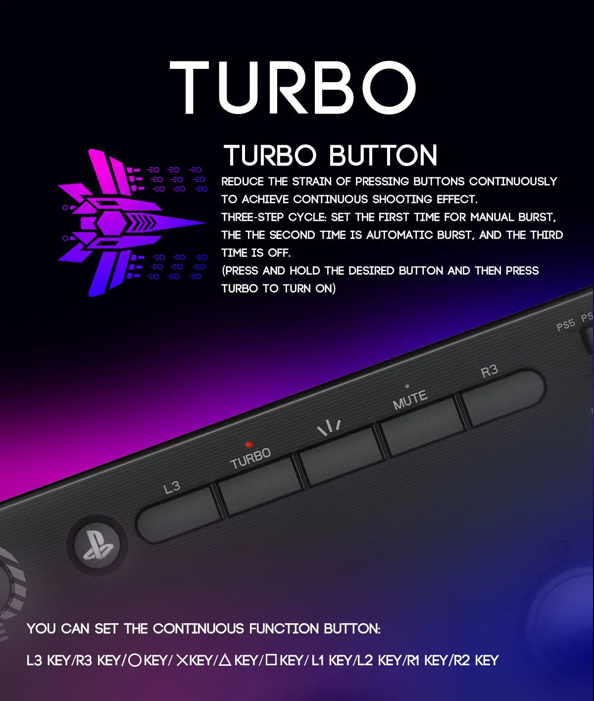 QANBA N3 Drone 2 Arcade Fighting Stick for PC/PS5/PS4