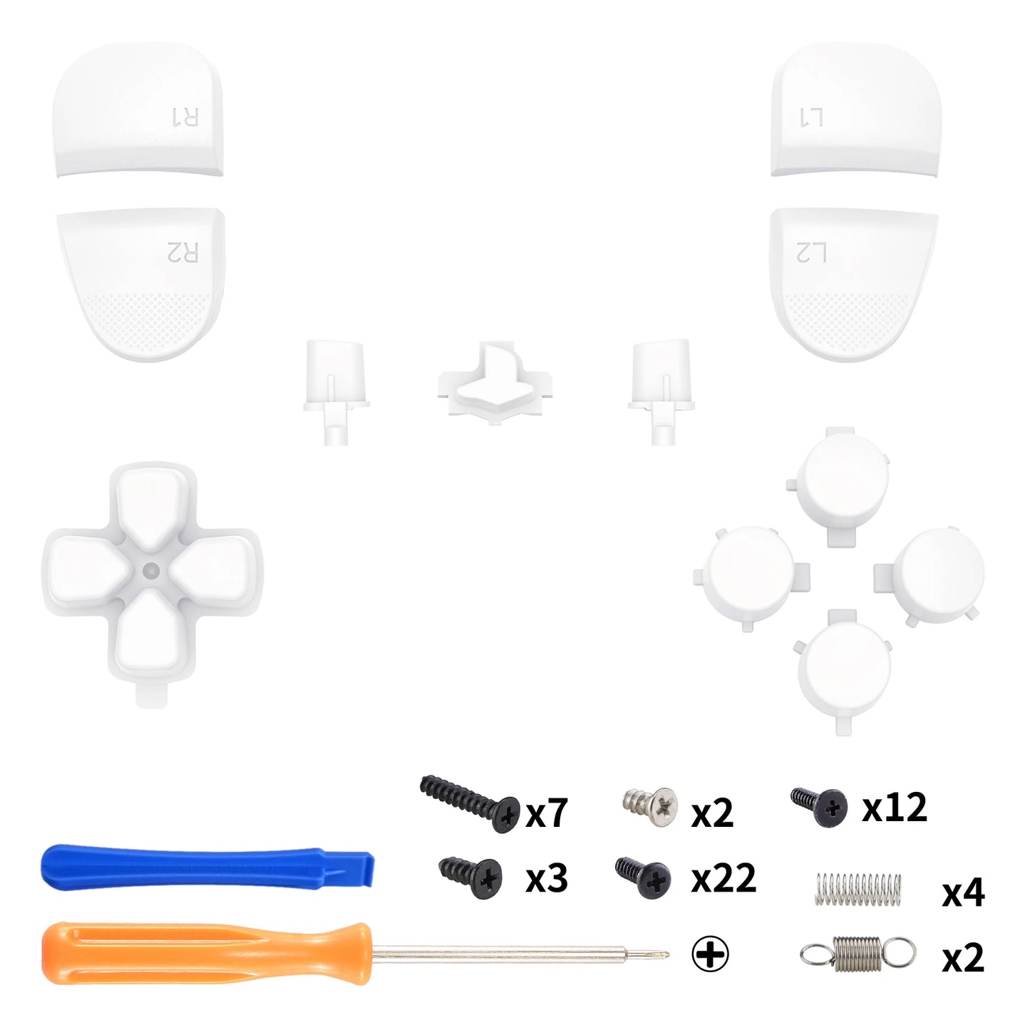 eXtremeRate Replacement Full Set Buttons for ps5 Edge Controller