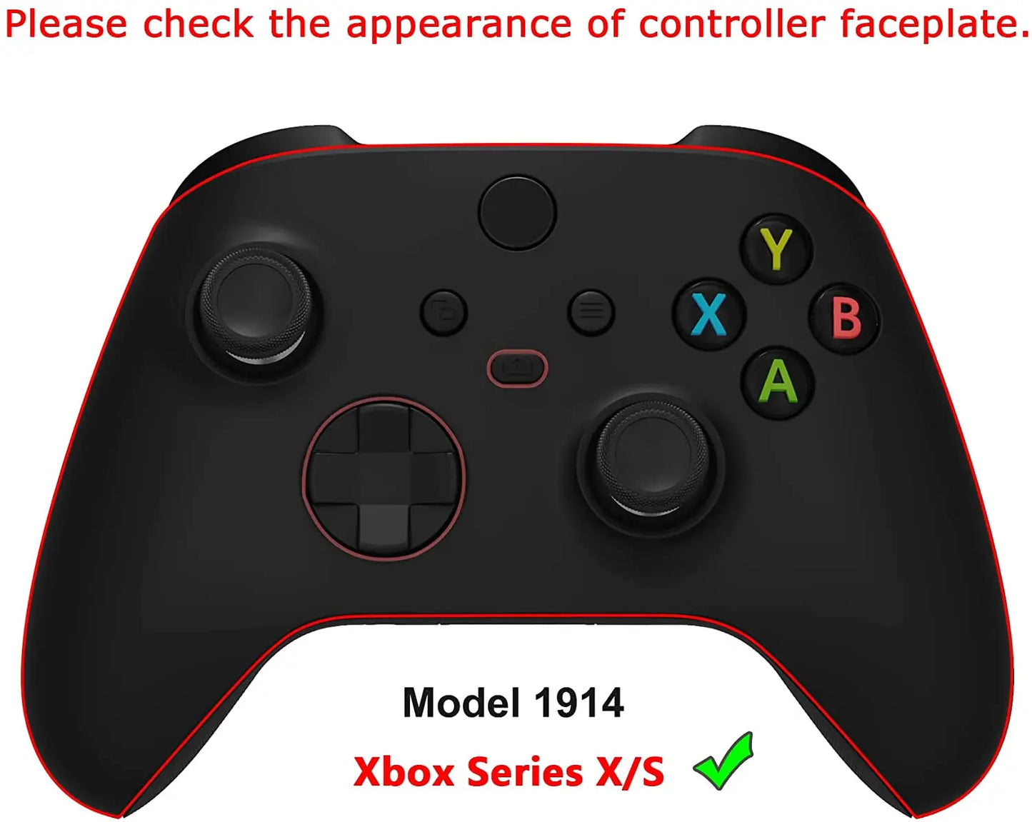 eXtremeRate Replacement Front Housing Shell Faceplate for Xbox Series X/S (Xbox Core) Controller - Transformative Texture Series