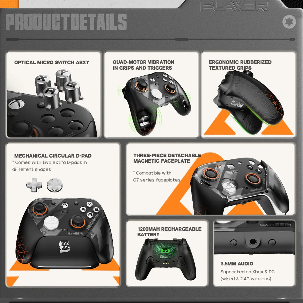GameSir G7 Pro Zenless Zone Zero Wireless Gaming Controller for PC/Xbox