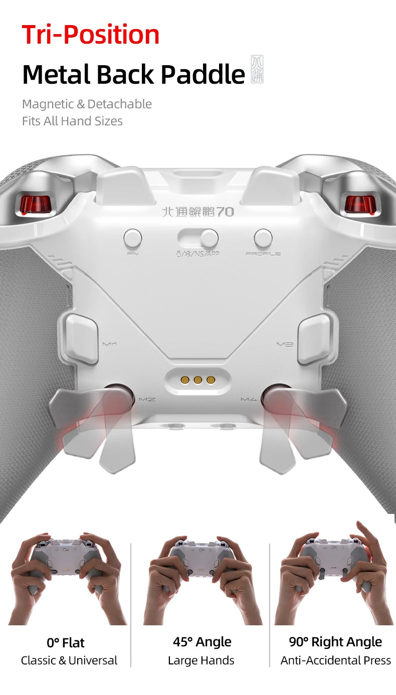 Beitong KP70 Elite: AI-Enhanced Wireless Gaming Controller  for PC/Switch 1&2/Android