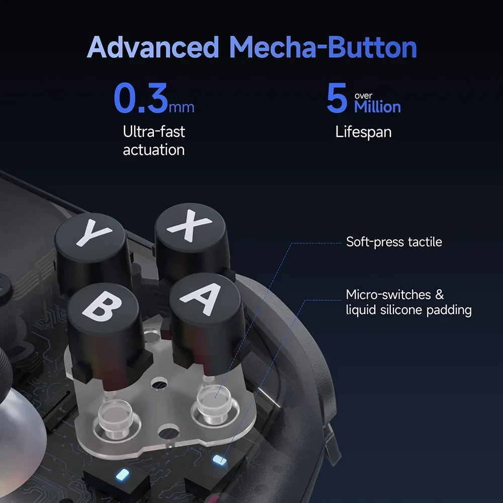 EasySMX S10 Wireless Gaming Controller For PC/Switch 1&2/Android/iOS/Steam