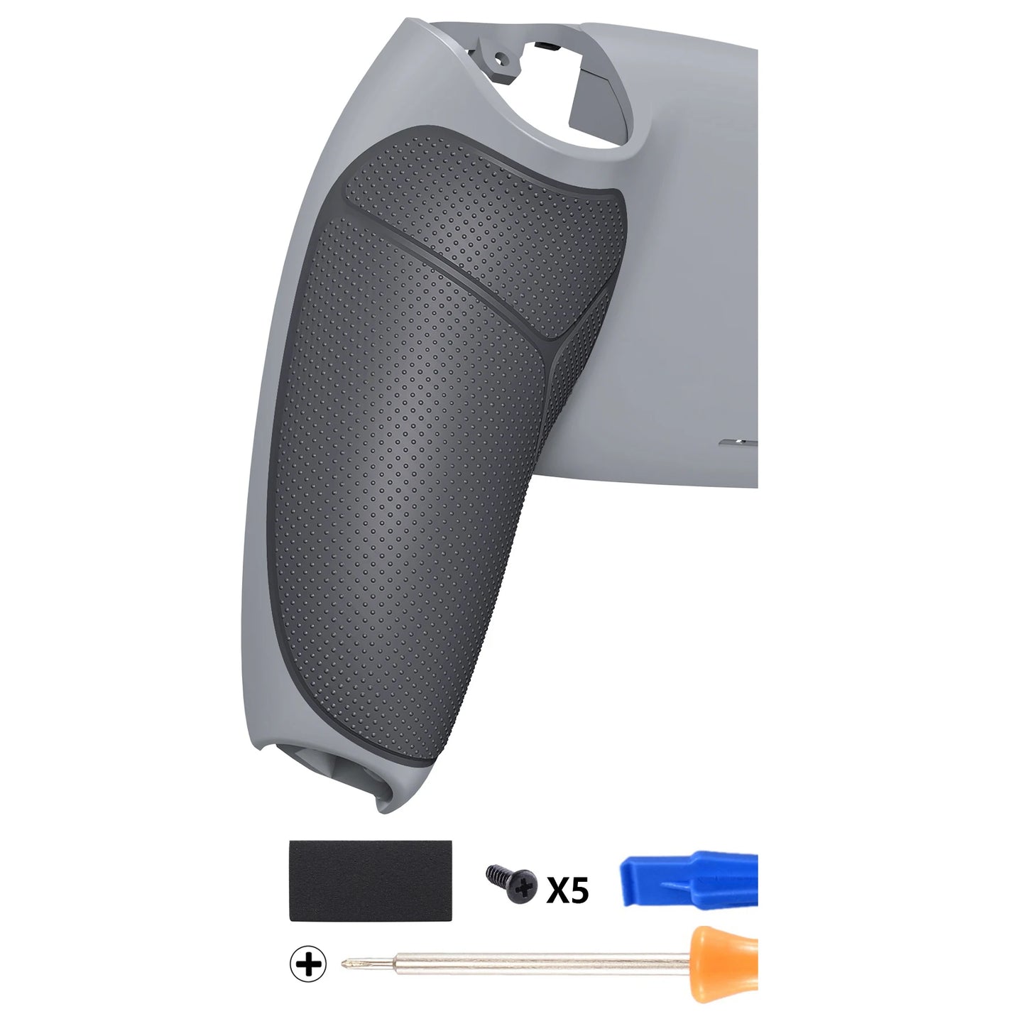 eXtremeRate Replacement Back Housing Bottom Shell Compatible with ps5 Controller BDM-010/020/030/040/050