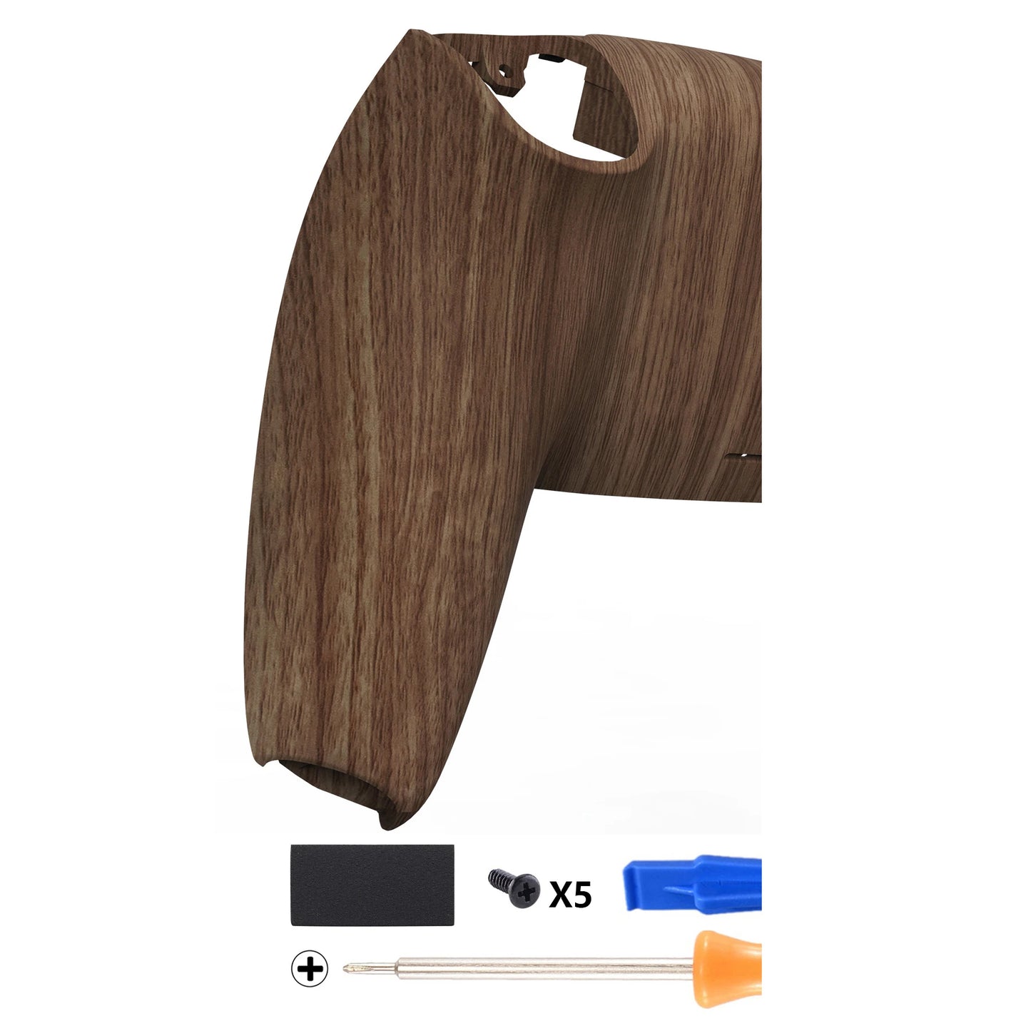 eXtremeRate Replacement Back Housing Bottom Shell Compatible with ps5 Controller BDM-010/020/030/040/050