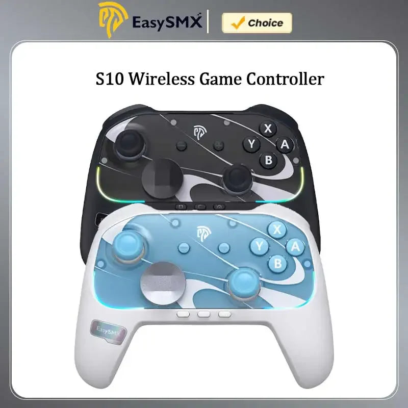 EasySMX S10 Wireless Gaming Controller For PC/Switch 1&2/Android/iOS/Steam