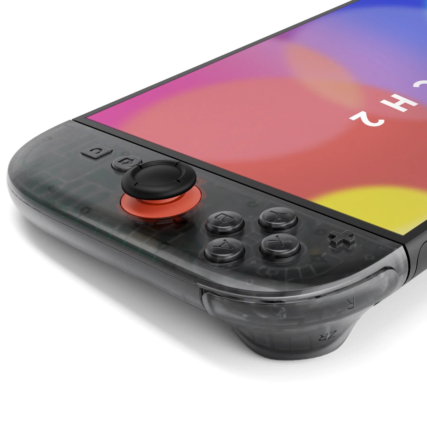 eXtremeRate for Joycon 2, for Nintendo Switch 2 Replacement Housing (D-Pad Version) Buttons - Clear Slate Black