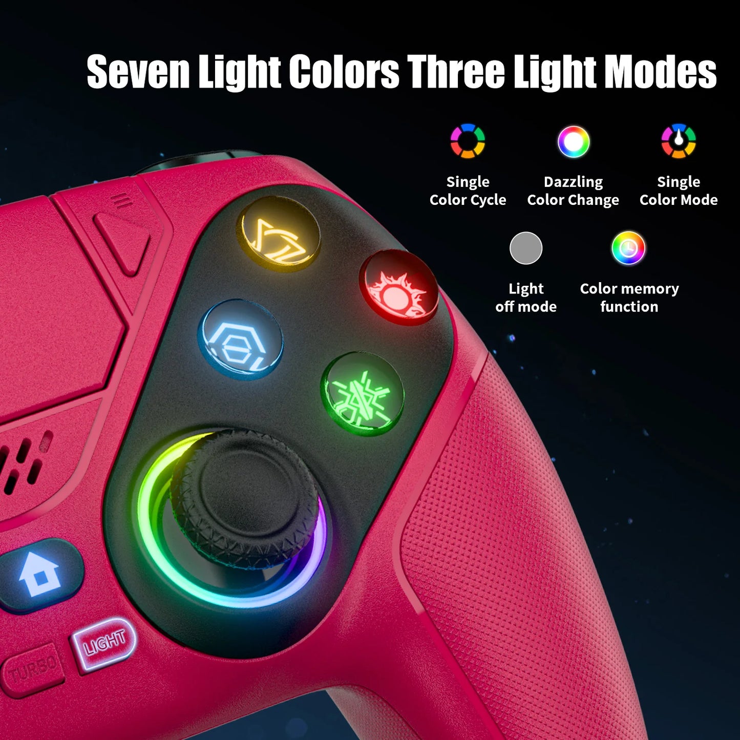GAMROMBO Wireless Gaming Controller for PS5/PC