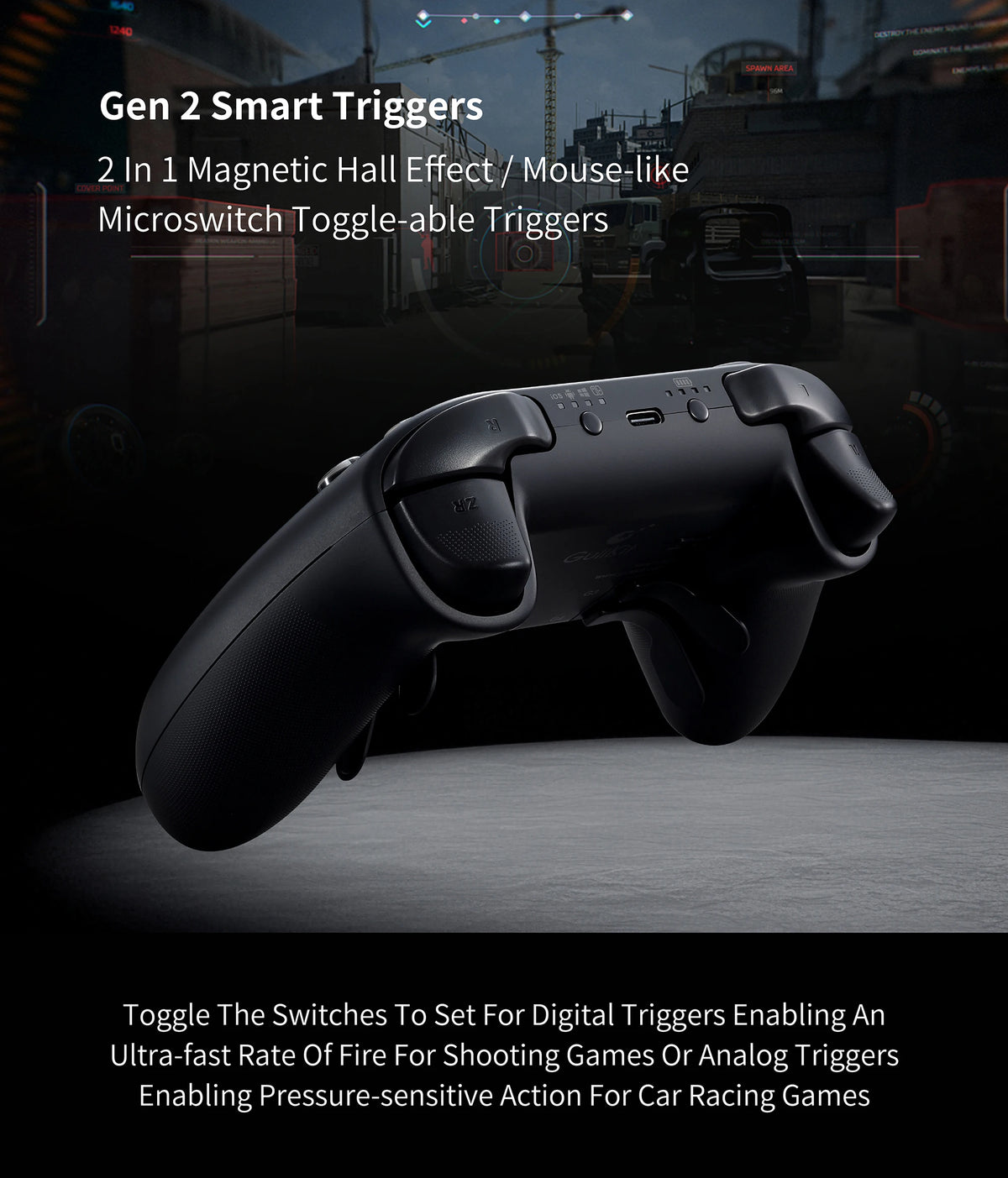 GuliKit TT Max Wireless Gaming Controller For PC/Steam/Switch 1&2/Android/iOS