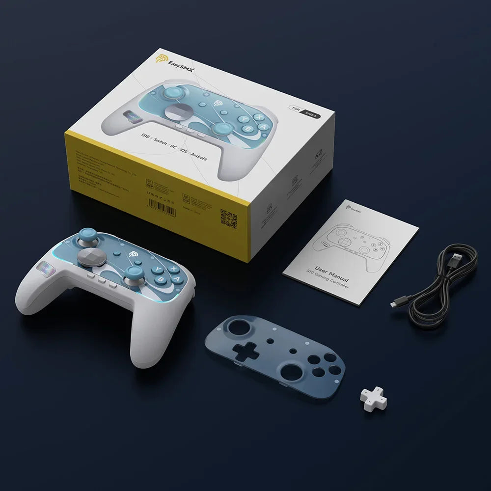 EasySMX S10 Wireless Gaming Controller For PC/Switch 1&2/Android/iOS/Steam