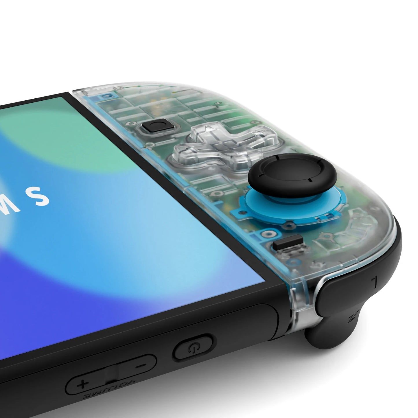 eXtremeRate Essence Version Replacement Shell (D-Pad Version) w/Buttons for Joycon 2, for Nintendo Switch 2 - Clear